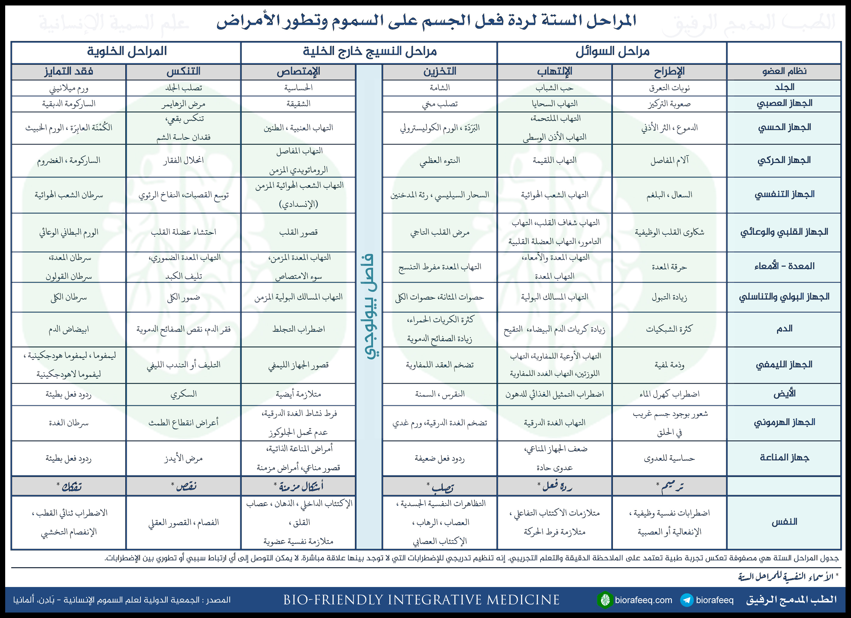 علم السمية الإنسانية ، homotoxicology ، الهوموتوكسكولوجي ، الهوموتوكسيكولوجي ، مدرسة الطب الألماني ، المراحل الستة لردة فعل الجسم على السموم وتطور الأمراض ، الحجامة تزيل المعادن الثقيلة السامة ، الحجامة تزيل الألومنيوم (Al)، الحجامة تزيل الأنتيمون (Sb)، الحجامة تزيل الزرنيخ (As)، الحجامة تزيل الكادميوم (Cd)، الحجامة تزيل الكروم (Cr)، الحجامة تزيل النحاس الزائد (Cu)، الحجامة تزيل الحديد الزائد (Fe)، الحجامة تزيل الرصاص (Pb)، الحجامة تزيل المنغنيز (Mn)، الحجامة تزيل الزئبق (Hg)، الحجامة تزيل الموليبدينوم (Mo)، الحجامة تزيل النيكل (Ni)، الحجامة تزيل الزنك الزائد (Zn) ، الطب المدمج الرفيق ، الطب المدمج ، جميل عواد السلمي ، علم الحجامة الحديثة ، الحجامة الطبية ، حجامة الجزارين ، أضرار الحجامة الخاطئة ، التشريط السطحي ، علم الحجامة المدمج الرفيق ، آلية عمل الحجامة